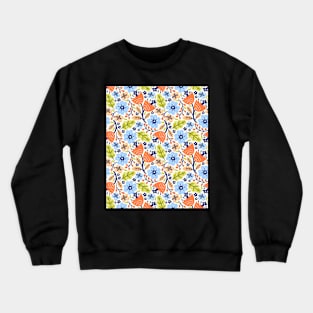 Flowers and leaves 4 Crewneck Sweatshirt